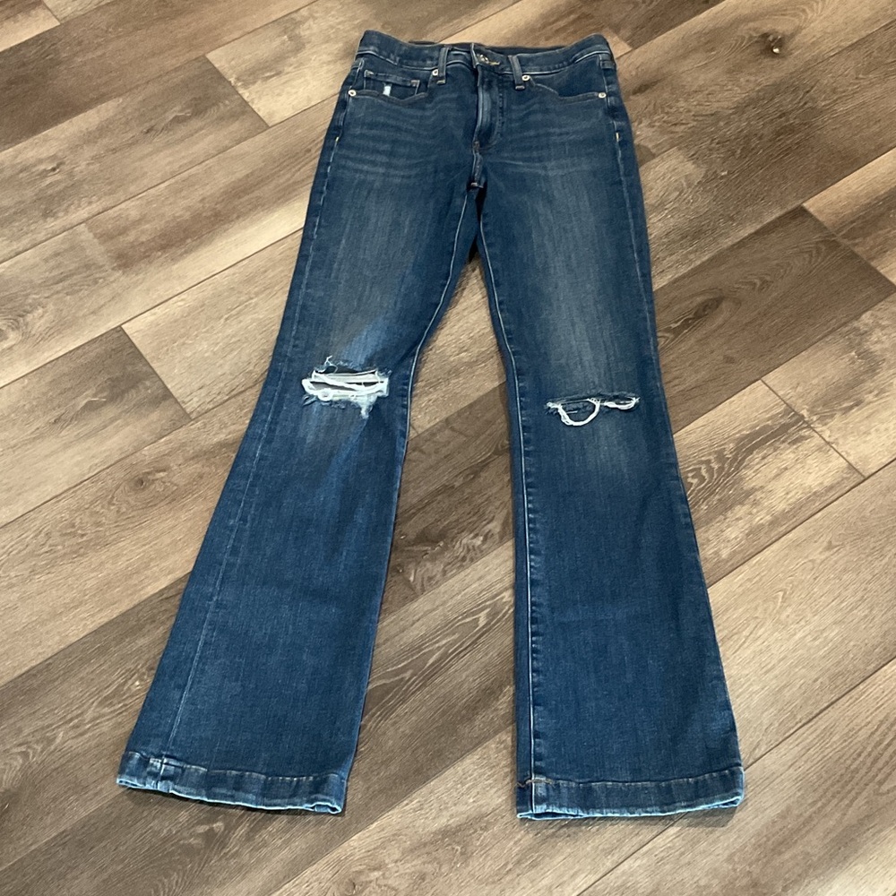 Express Blue Distressed Jeans